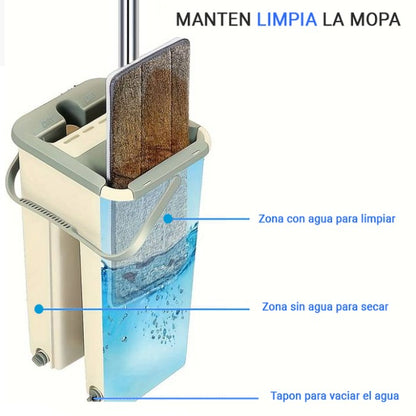 Mopa Limpiadora Clean Magic (con balde)